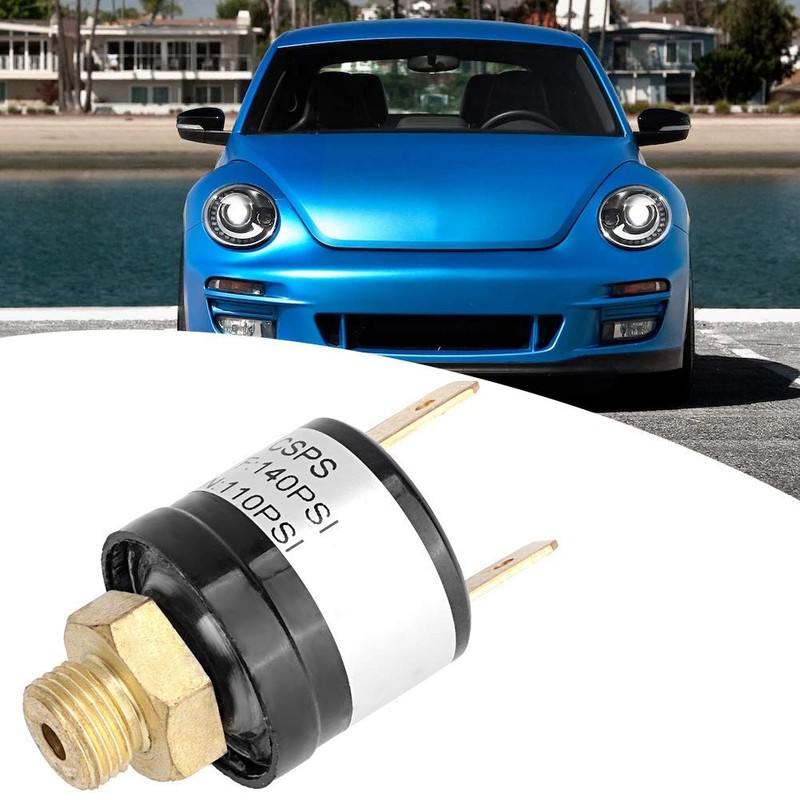 Air Horn Pressure Switch Adjustable,110-140PSI Car Air Tank Pressure Control