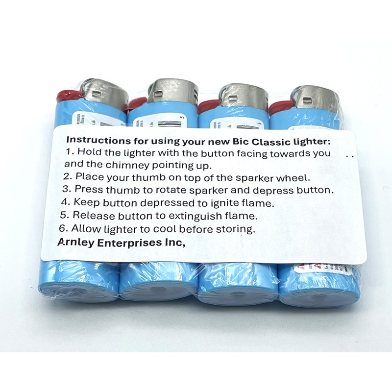 Bulk Packaging Disposable lighters (Light Blue)