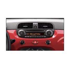 FITS, for Fiat 500 Automobile by Decal USA Radio Stereo Repair Decals Peeling Worn FLAKING Buttons 100% Guaranteed Made in USA