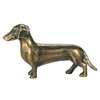 Creative Co-Op Antique Cast Aluminum Dachshund Accent Decor, Brass