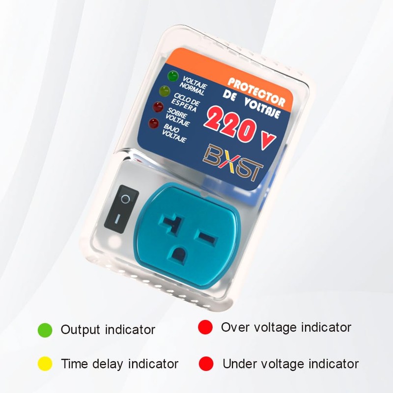 BXST One Outlet Plug Protector de tensión para el hogar