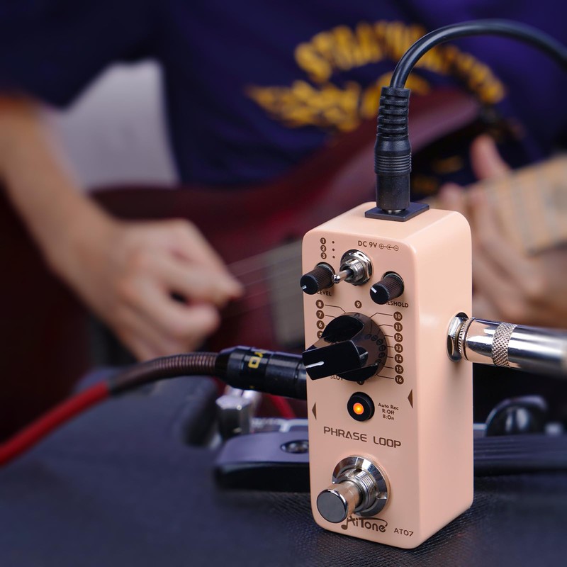 AITONE Looper Pedal Electric Guitar with Ultra-long 480 Minutes Looping