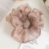 Chiffon Scrunchie Rose Gold Scrunchie Hair (WFIZU66) / 쉬폰 스크런치 머리끈 로즈골드 곱창머리끈 머리 (WFIZU66)