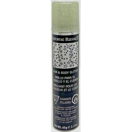 JEROME RUSSELL HAIR AND BODY GLITTER SPRAY SILVER 2.2 OZ