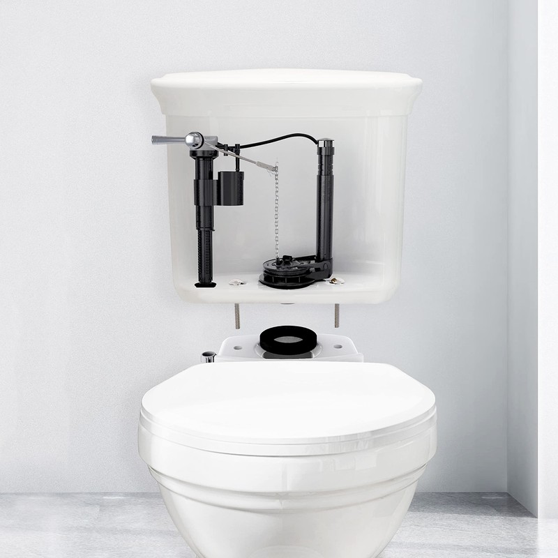 R&T 3-Inch Toilet Flapper Valve Adjustable Flush Volume Toilet Repair