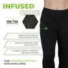 Green Drop Infused High Waist Leggings for Women, Ultra Soft