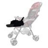 Adjustable, Removable Footrest Pushchair (Black)