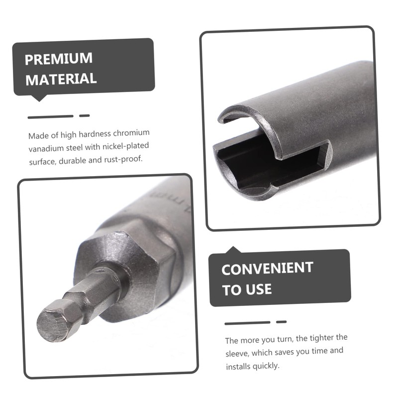 Uonlytech 3pcs Wing Nut Socket Nut Driver for Bolt Hook