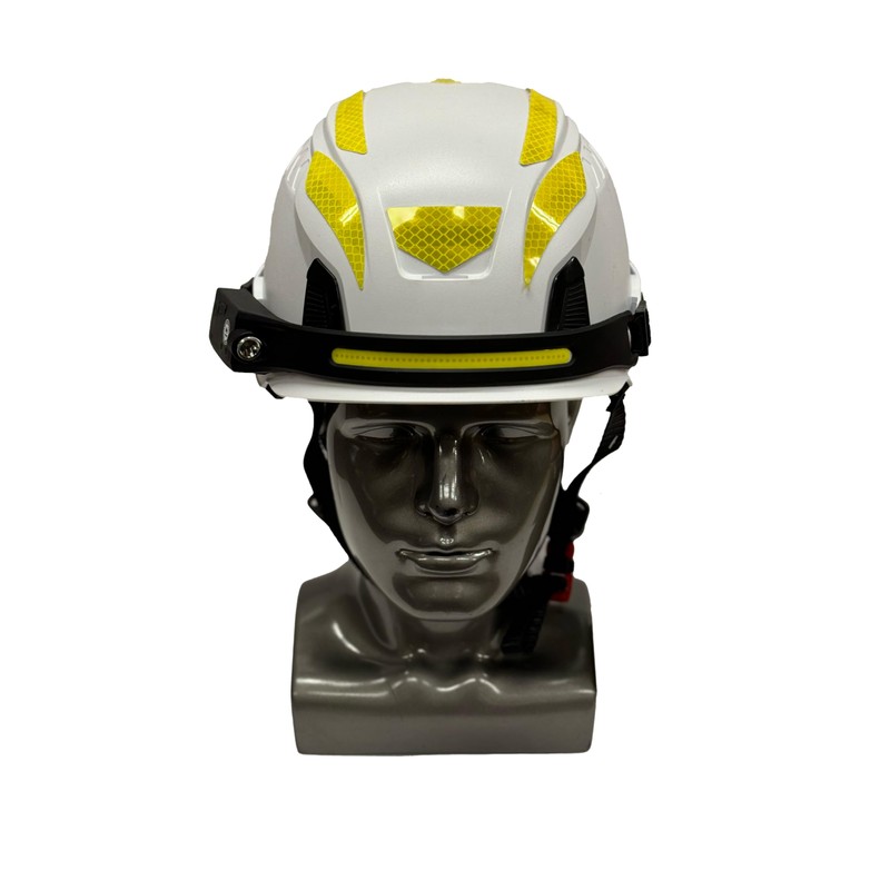 TPR Industrial Universial Hard Hat Headlamp, USB-C Rechargeable, LED Headlamp,
