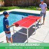 GoSports 6 ft x 3 ft Mid-size Table Tennis Game