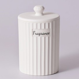 Viyffo Black Cedar & Juniper Scented Candle, Natural Soy Wax with Essential Oils, White Ceramic Jar, Clean Burning Long Lasting Aromatherapy Candle for Relaxation, Meditation, Home Fragrance & Gift