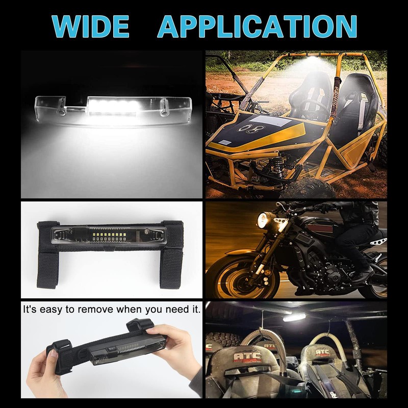 LUISTTIS UTV Interior Light,Universal UTV Dome Light Roll Bar Mount