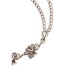 Edith Little Elephant Chain Belt, Antique silver