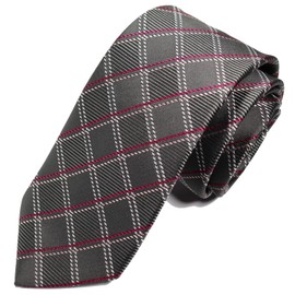Michikorondon mk-004-B Necktie Brand, Made in Japan, Made in Japan KOSHINO Checkered Pattern, 100% Silk, Present, Gift, Stylish, Suit, Jacket, Unisex, Compatible with Men and Women, Unisex, navy
