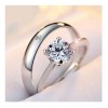 Monbelle 2 Anillos Duo Promesa Plata Fina 925 Amor Parejas