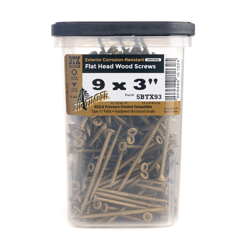 Big Timber 5BTX93#9 by 3-inch T-25-drive bit Bronze Star Flat