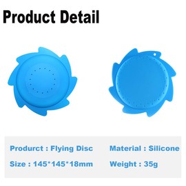 JICOJIN Flying Discs Summer Outdoor Games for Adults and Family, Beach Vacation Essentials for Family