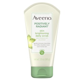 AVEENO Positively Radiant Skin Brightening Daily Scrub, 5 Oz (1 Pack)
