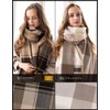Loo&c Women's Thick Large Lucy Stole, Autumn & Winter, Large