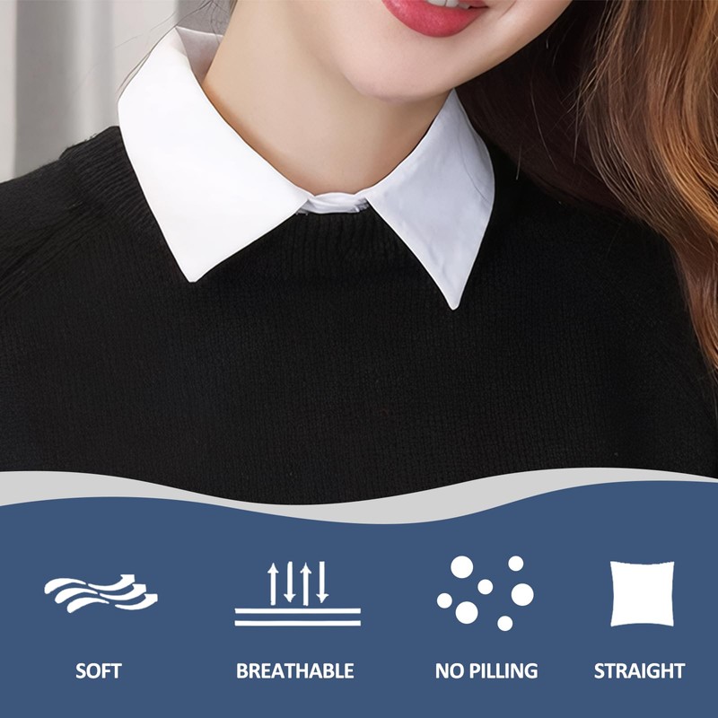 Anmahe Faux Collar Women 3 Pcs Collars for Women,Fake Collar