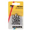 Gesipa 1464838 Polygrip Blind Rivet Nuts, Silver, M6x9x18mm, Set of