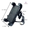 Importeek Soporte Base Moto Bicicleta Porta Celular Gps + Cargador