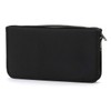 MUJI 38743668 Polyester Passport Case with Clear Pocket, Black, Approx.