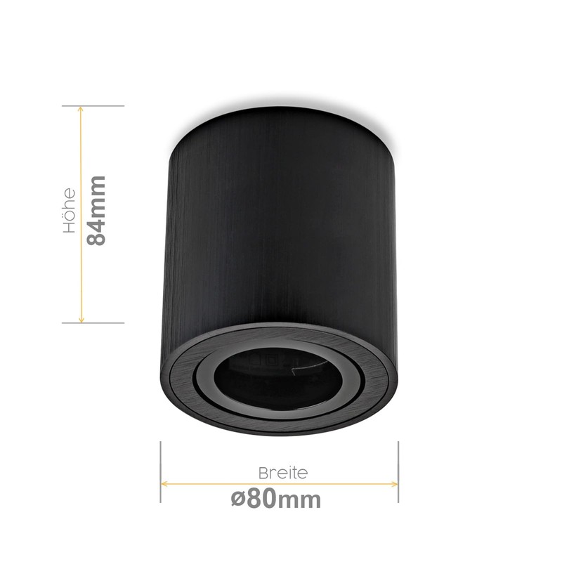 Sweet Led Surface-Mounted Spotlight GU10 Dimmable Aluminium Ceiling Spotlights 7