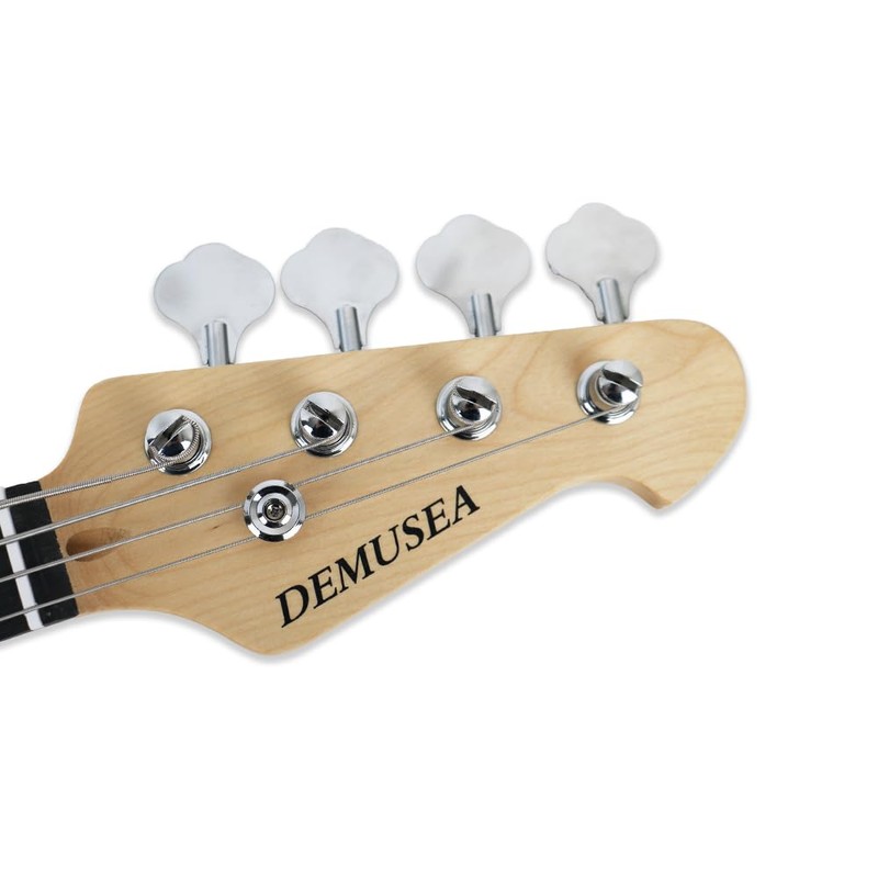 Demusea 4 String Electric Bass Guitar Full-Size Beginner Practice with