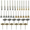 36Pcs Wire Wheel Brush Set Stainless Steel Brushes Kit for