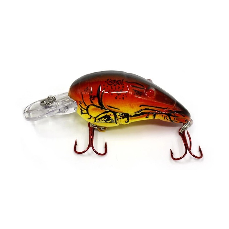 Strike Maxx Real Target Crawfish Crankbait - Red/Yellow