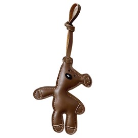 Brown Bear Bag Charm, Cute Bear Charm for Purse Handbags Bag Accessories Car Charms PU Teddy Bears Key Charms