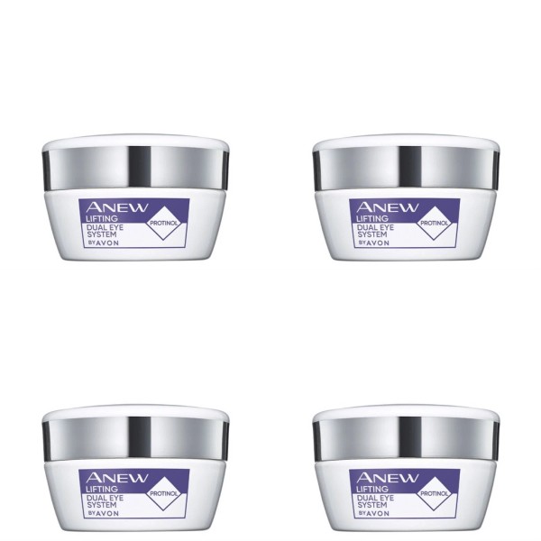 4 x Avon Anew Lifting Dual Eye System with Protinol