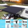 CYLAND RV Awning Fabric Replacement,18.5oz Outdoor Vinyl Camper Trailer Motorized