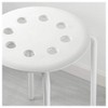 Ikea Marius Steel, Epoxy Powder Coating Stool (White), Set of