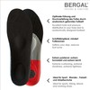 Bergal Men's X-treme Einlegesohle für Freizeit Orthotic Insole, Multicolour (Schwarz),