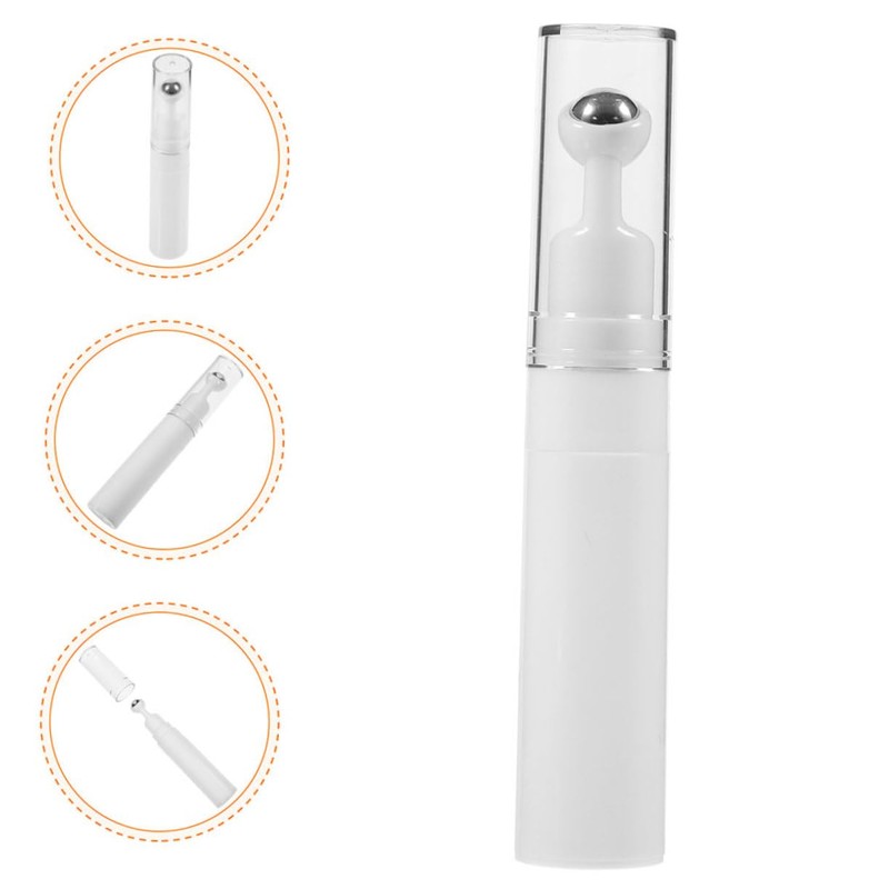TOPPERFUN Refillable Eye Cream Applicator Bottle with Soothing Roller Ball