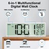 Xflyee 14.5'' Large Digital Wall Clock Battery Operated with Jumbo