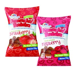 Amazin' Raisin Flavor Infused Raisins Snack Pack, All Natural, No Added Sugar, 30 Count (Strawberry - Raspberry)
