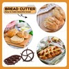 ZWLIYCHN Kaiser Roll Stamp 2Pcs Bread Roll Stamp Bread Dough