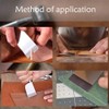 Leather Knife, Skiving Knife with Wooden Handle, Leather Edging Knife