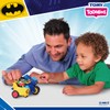 Toomies rocco giocattoli prima infanzia dc batcycle 2 in 1,
