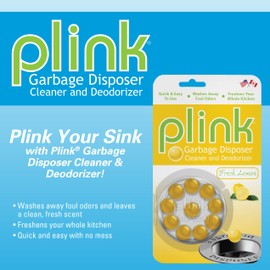 Plink 9025 Garbage Disposer Cleaner and Deodorizer, Simply Fresh Scent, Value Pack of 20