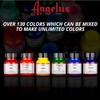 Angelus Acrylic Leather Paint, White, 1 oz