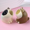 Ximimark 2pcs Nail Tools Polish Head Storage Container, Cute Cartoon