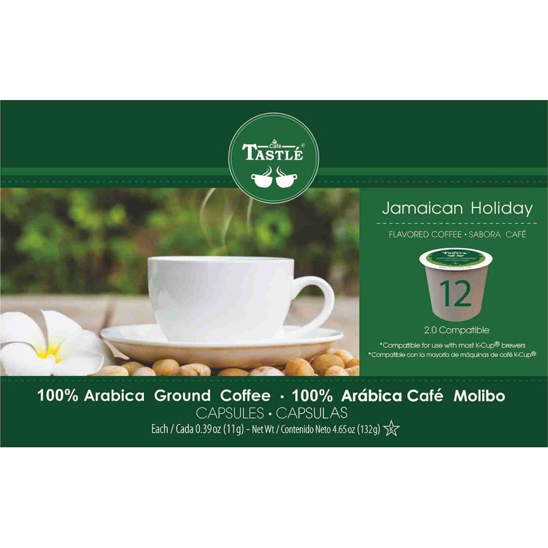 Cafe Tastlé Jamaican Holiday Single Serve Coffee, 12 Count