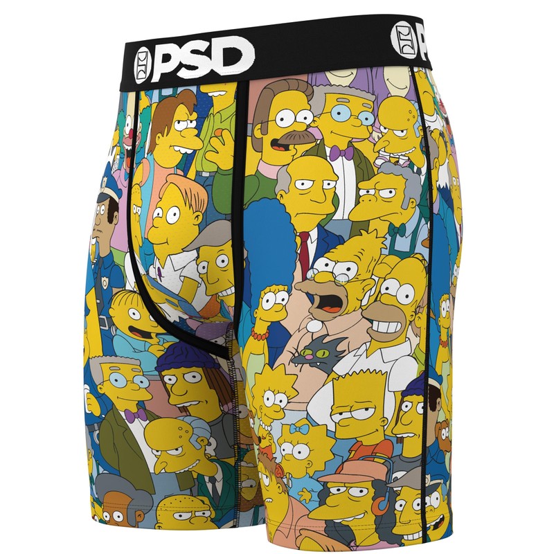 PSD Men's Simpsons Squad Boxer Briefs, Multi, L