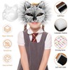 Amrocky DIY Therian Mask Kit Blank Cat Mask with Felt