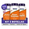 Kit Now | Enzimas Digestivas + Berberina + Inulina De