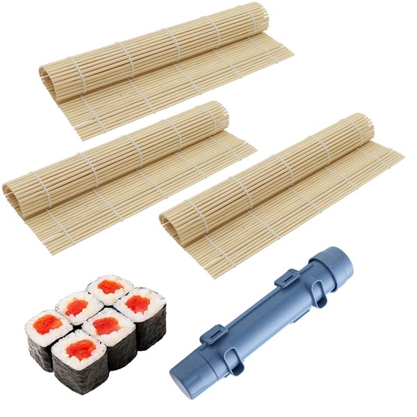 ClcIosis Set of 4 Sushi Driver Roller, Sushi Roll Mat,